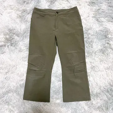 크리스찬 오자르 67-95 크롭 팬츠 카키 일본제 출퇴근 통학