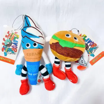 니코앤드 FLAVORS 봉제 인형 파우치 햄버거 소프트 아이스크림