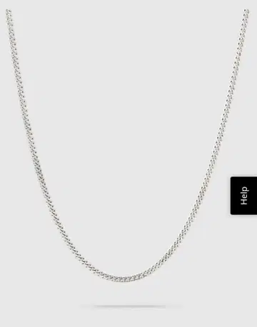 TOM WOOD curb chain M necklace 24.5인치