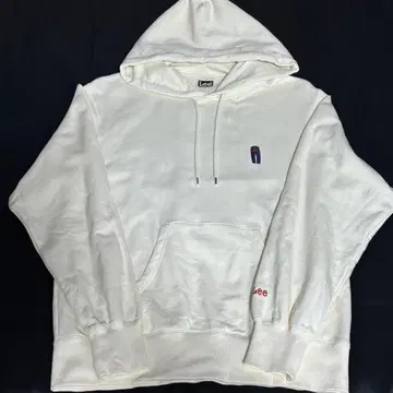 Lee RIDERS 화이트 후드티 남성용 S 여성용 M~L