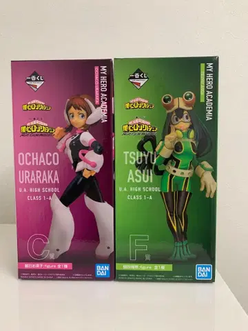 제일복권 나의 히어로 아카데미아 피규어 우라라카 오챠코 아스이 츠유