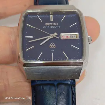 세이코 킹 쿼츠 트윈 쿼츠 작동품, 배터리 새상품, 벨트 새상품