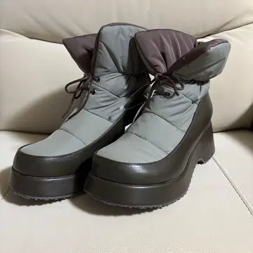 키다리 아저씨 L 다운 부츠 통굽