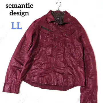 시맨틱 디자인 페이크 가죽 자켓 헤이세이 갸루 남자 그런지 y2k