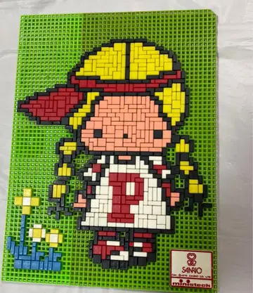 산리오 파티&지미의 파티쨩 블록 아트 패널 레어 희귀품