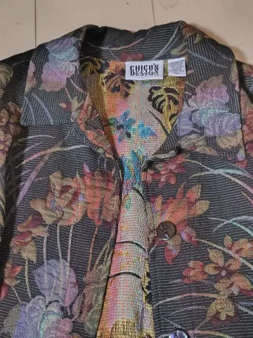 치코즈 디자인 플로럴 테일러드 자켓 사이즈 1