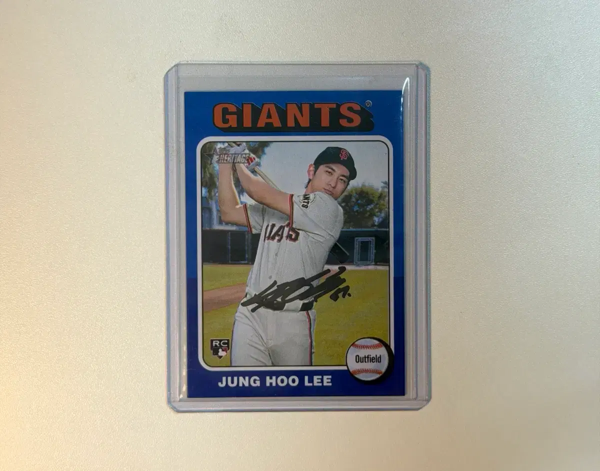 이정후 2024 Topps 루키 야구카드