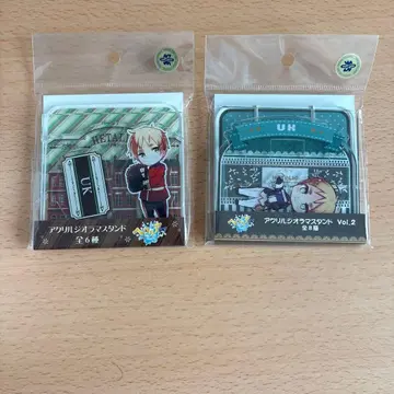 헤타리아 아크릴 디오라마 스탠드 2개 세트 영국