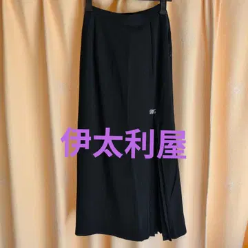 이타리야 블랙 롱 스커트