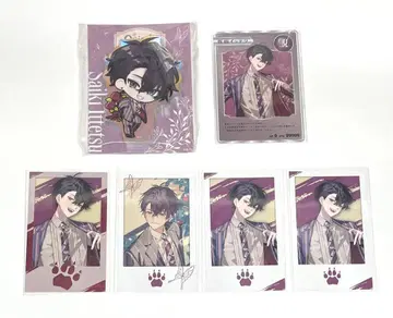 니지산지 오리엔스 2주년 수트 사에키 잇테츠 폴라로이드 카드