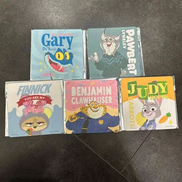 주토피아 2 오 마이 카페 코스터 세트 주디 게리 파우버트