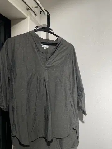 BEAUTY&YOUTH 유나이티드 애로우즈 스키퍼 셔츠 그레이 M