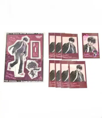 니지산지 오리엔스 방과 후 사에키 잇테츠 아크릴 스탠드 폴라로이드 카드