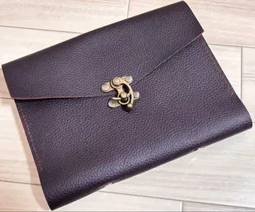 천연 가죽 풀업 A5 사이즈 콜라주 수납 파일 6공 바인더