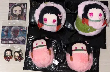 카마도 네즈코 타피누이 벚꽃모찌 마스코트 캡슐 토이 니포르메이션 씰