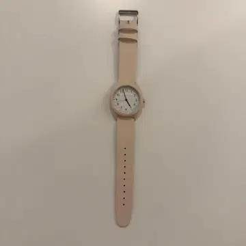 무인양품 MUJI 솔라 워치 핑크