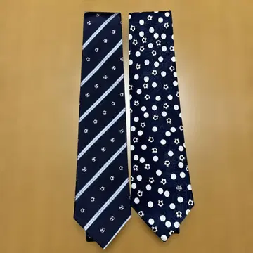 축구공 패턴 넥타이 세트