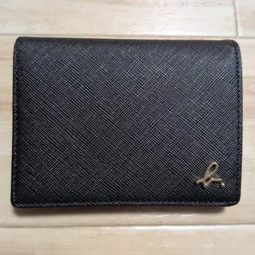 [아네스베] 2단 접이식 지갑 블랙