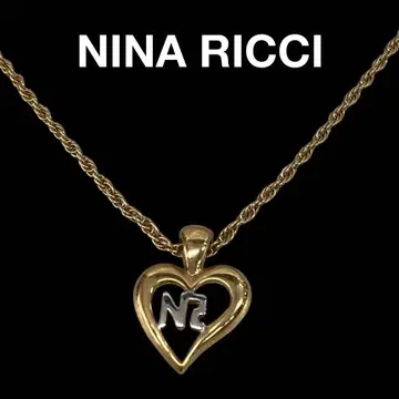 NINA RICCI 오픈 하트 목걸이 [니나리치]