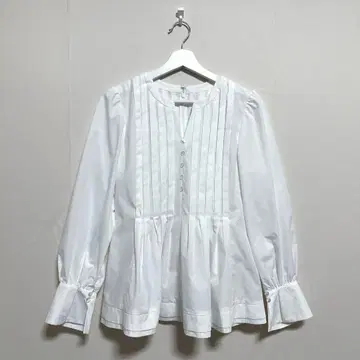 [ JUSGLITTY ] 저스길리티 (2) 플리츠 디자인 긴팔 셔츠