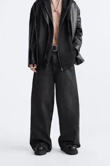 ZARA LIMITED EDITION BAGGY 데님 팬츠 38