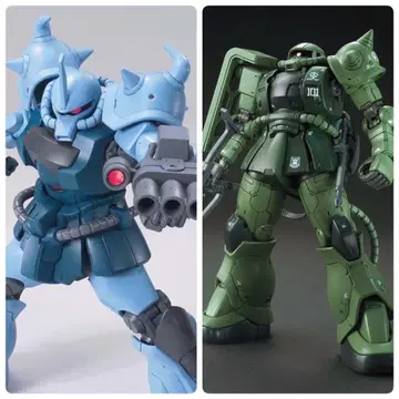 무료배송! HG 구프 커스텀 오리진 자쿠 양산형 C-6 지온