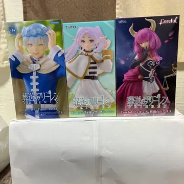 장송의 프리렌 힘멜 프리렌 단두대의 아우라 피규어 3체 세트
