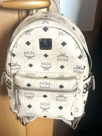 MCM 베이지 럭색/백팩