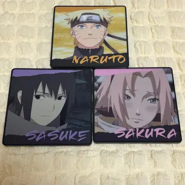 NARUTO 중국 아크릴 코스터 나루토 사스케 사쿠라