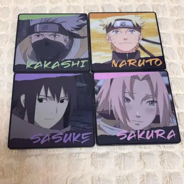 NARUTO 중국 아크릴 코스터 카카시 나루토 사스케 사쿠라