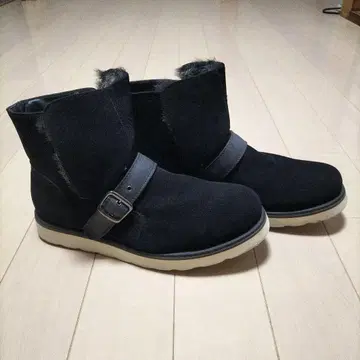 남성용 스웨이드 부츠 무스탕