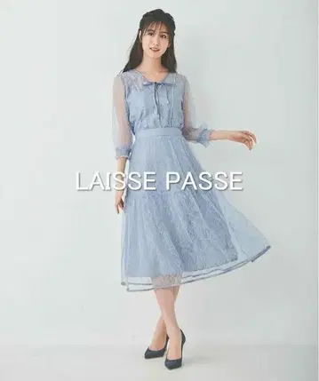 [택 포함 새상품] LAISSE PASSE 러셀 레이스 셋업