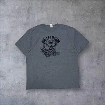 HARLEY-DAVIDSON 티셔츠 3XL 그레이