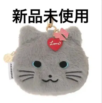 스벅 발렌타인 2026 퍼 파우치 캣