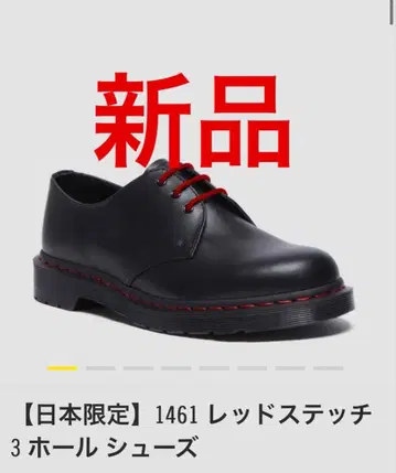 Dr.Martens 일본 한정판 1461 레드 스티치 3홀 UK5 새상품
