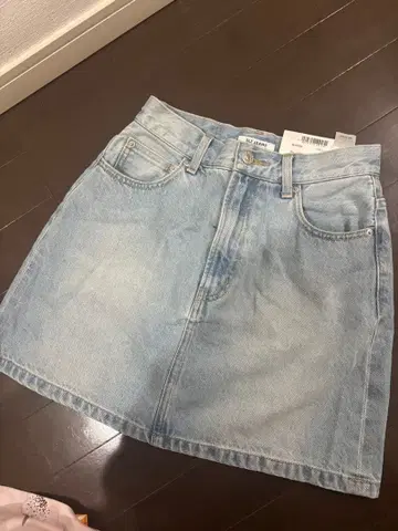 SLY JEANS 라이트 블루 미니 스커트