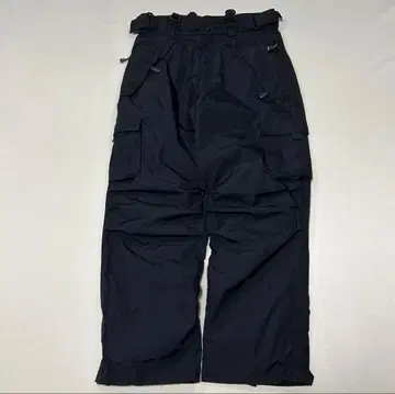 00s Xandi 나일론 카고 배기 팬츠 Tech 네이비