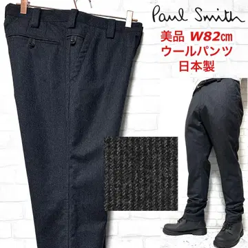 새상품급 Paul Smith 울 팬츠 치노 팬츠 사이드 포켓 일본제