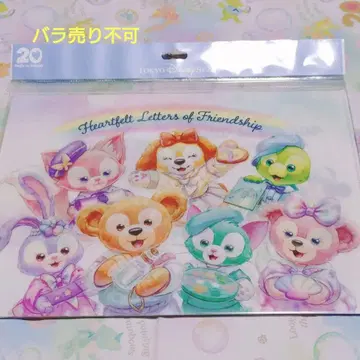 하트 펠트 레터즈 오브 프렌드십 클리어 홀더 세트 디즈니씨