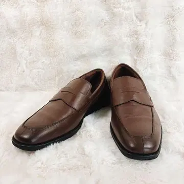 PEDALA 페달라 브라운 가죽 로퍼 슬립온 [ 25.5 ]