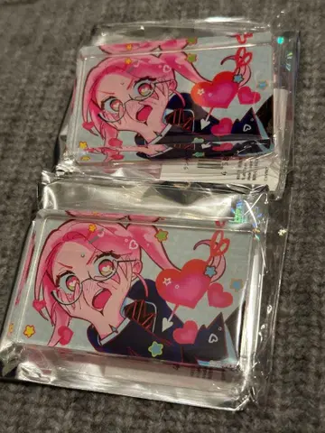 에이스테 에이리언 스테이지 후모코레 하트 아크릴 블록 미지