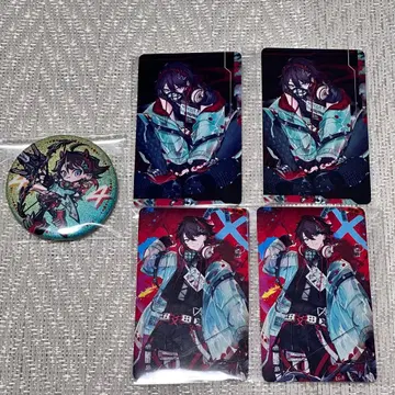 니지산지 Stun Mode 사에구사 아키나 폴라로이드 캔뱃지 후와구사