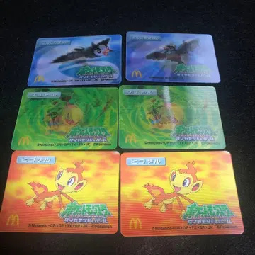 포켓몬 홀로그램 카드 [ 6장 세트 ] 맥도날드