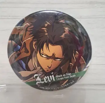 진격의 거인 리바이 캔뱃지 특전 캔뱃지 리바이 병장 캔뱃지