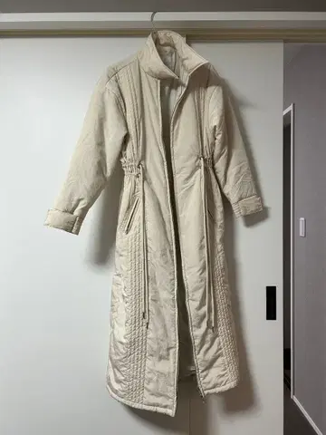 juemi 아이보리 롱 코트