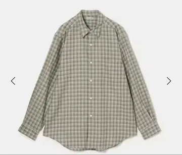 스티븐 앨런 체크 레귤러 카라 셔츠