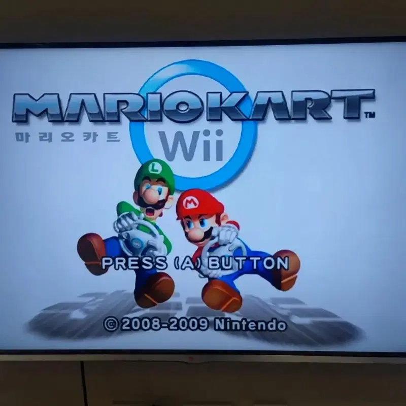 닌텐도 위 Wii 마리오카트 게임 + 핸들 2개 세트