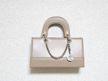 CHRISTY NG 베이지 가죽 핸드백