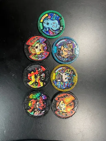 요괴워치 메달 레어 7개 세트