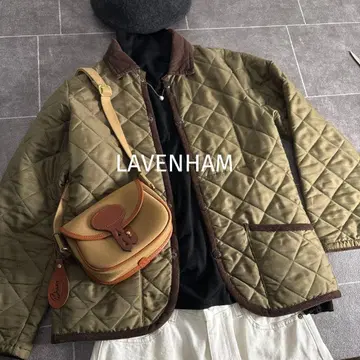 새상품급 영국제 라벤햄 퀼팅 자켓